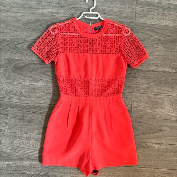 Topshop Women’s Romper Sz 2 US - Picture 1 of 3